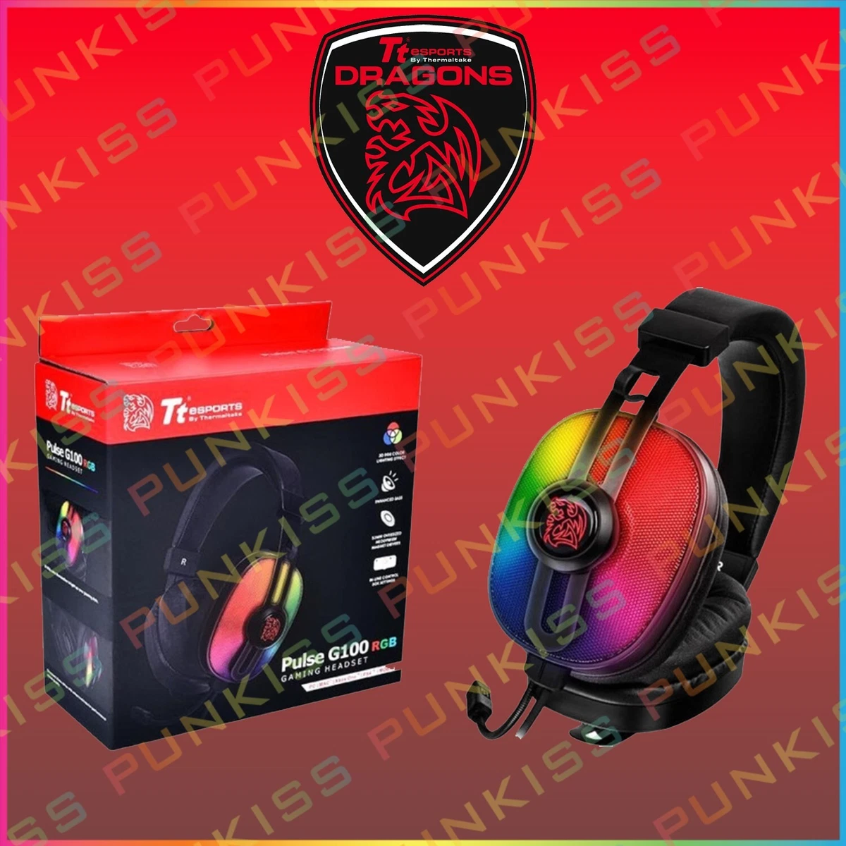 Tt esports pulse g100 rgb gaming headset clearance