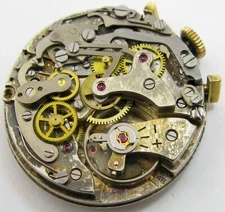 Watch Landeron 248 movement 2 registers Hilton for parts