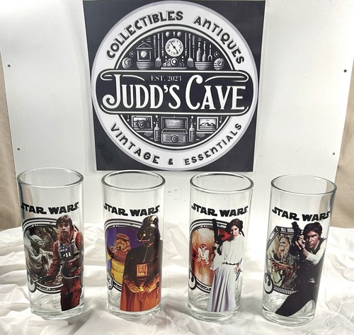 🚨4er Set Star Wars Sammelbrille 2010 Lucasfilm Trilogie HANS~LEA~LUKE~DARTH