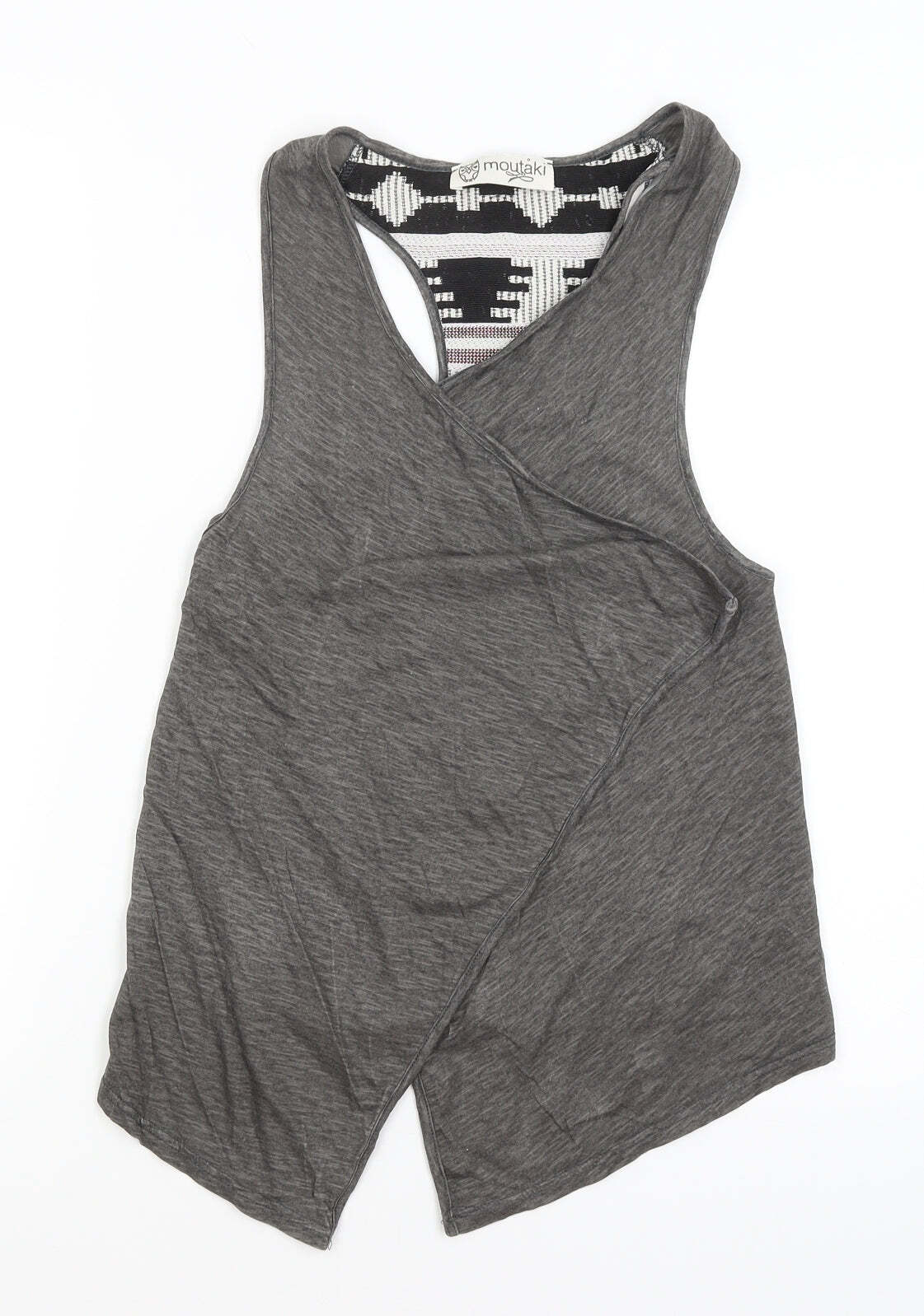 Boutaki para mujer Moutaki gris algodón talla S cuello falso