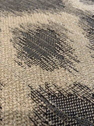 4.4 YDS Robert Allen Ikat Tapestry Socorro Twine Woven Upholstery Fabric 225328 - Picture 8 of 9