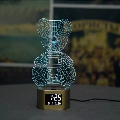 3D LED Night Light Color Change Table Desk Lamp Kids Gift US-Multiple Designs - Picture 7 of 8