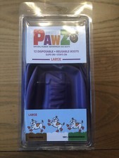PawZ Protex Dog Boots WaterProof Paws Disposable Reusable Large Purple ONLY 6 