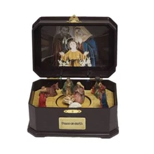 Wizardi Traditional Nativity Scene Christmas Decoration. Christmas Village F0...