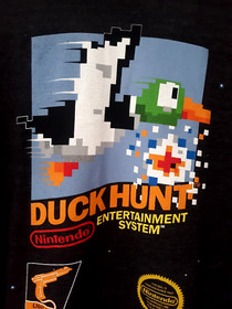 Duck Hunt Nintendo NES Fifth Sun Gamer T Shirt New XL