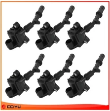 CCIYU 6 Ignition Coil Pack For 2012 2013 2014 2015 Mercedes Benz ML350 E350 3.5L