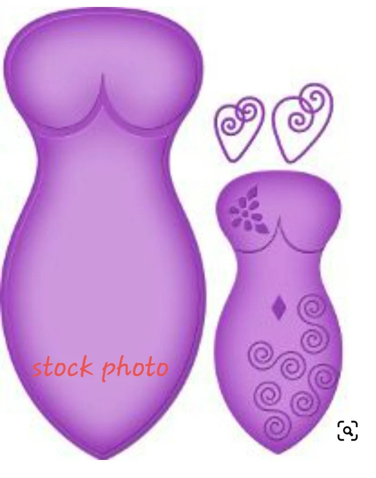 Spellbinders Dies Jewel Goddess Julianna Hudgins Positively Me 4 Pc SEALED - Image 2 of 4