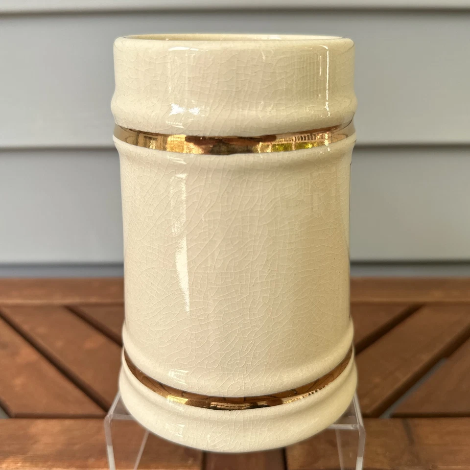 1980 Winter Olympic Games Coffee Mug Stein Lake Placid Miracle On Ice Gold Foil - Image 4 of 4