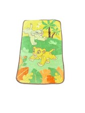 Disney The Lion King Simba Nala Dragonfly Ladybug Baby Blanket AS IS READ 