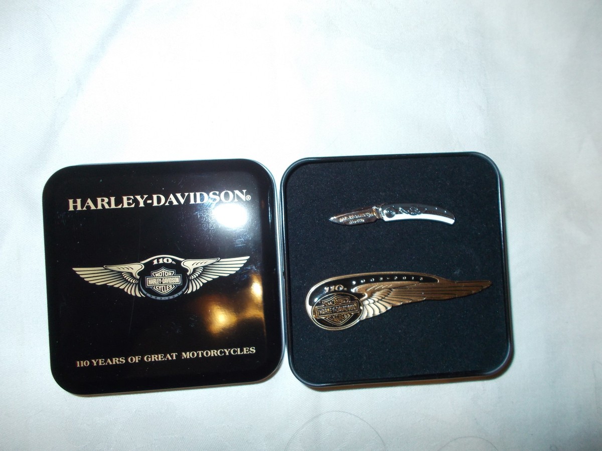 NEW 2 PIN'S HARLEY DAVIDSON 110th Winged Anniversary and