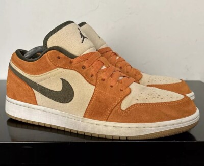 Nike Air Jordan 1 Low SE ''Light Curry'' 2021 UK Größe 8,5 DH3961-102