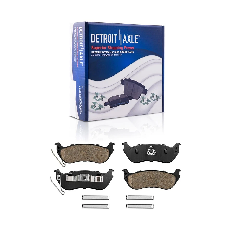 REAR Brake Rotors Brake Pads Kit for 2006 - 2010 Explorer Sport Trac Mountaineer - Image 4 of 4