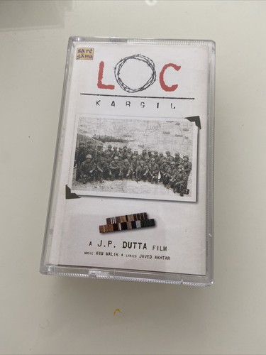 LOC Kargil - Bollywood Soundtrack cassette Tape - Like New & Tested