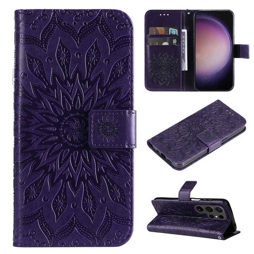 For Samsung S24 Ultra/S24 Plus/S24/S23 Plus Wallet Flip Leather Phone Case Cover - Picture 10 of 61