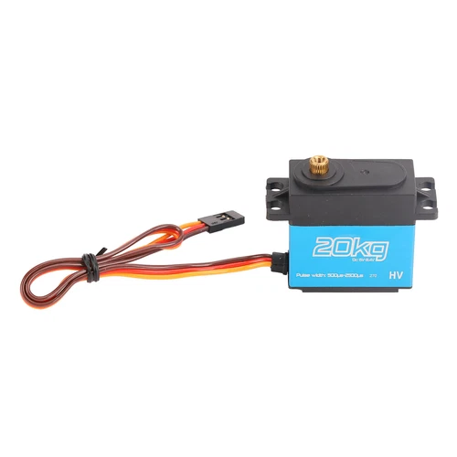 20KG Servo Aluminum Alloy 270 ° Metal Gear RC Servo With 25T Metal Servo R HR