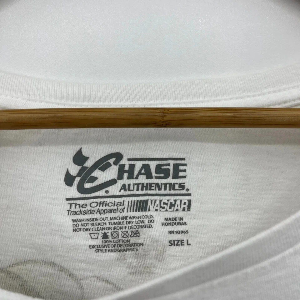 Женская футболка Chase Authentics размер L белая Kasey Kahne NASCAR Racing #5 - Изображение 4 из 4