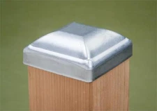 Standard Galvanized Post Cap 5 1/2" For Garden, Deck and Fence