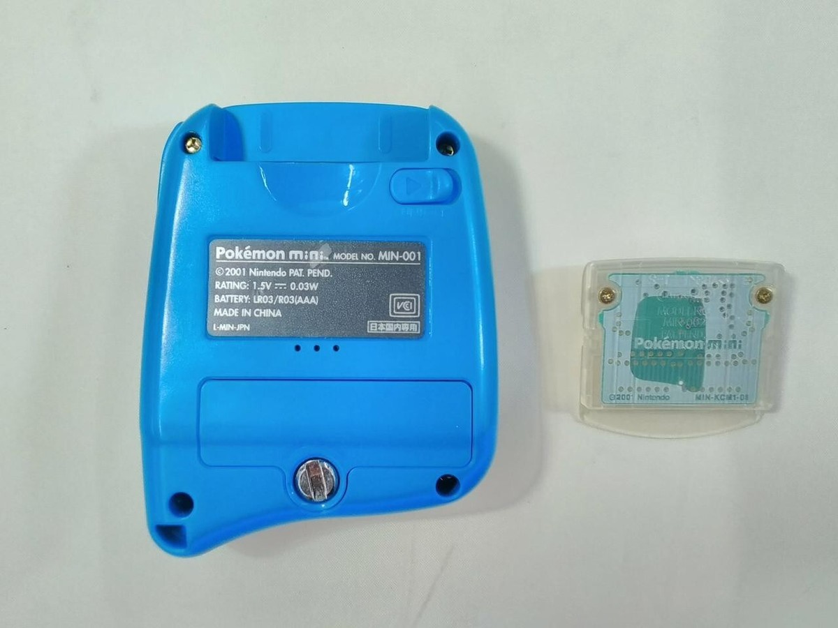 Pokemon mini Nintendo MIN-001 +1 game software, works OK! w