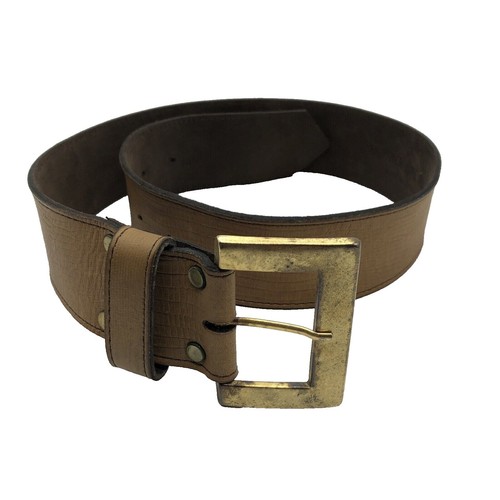 Vintage Art Ornament Metal Leather Women Belt | eBay display picture 3