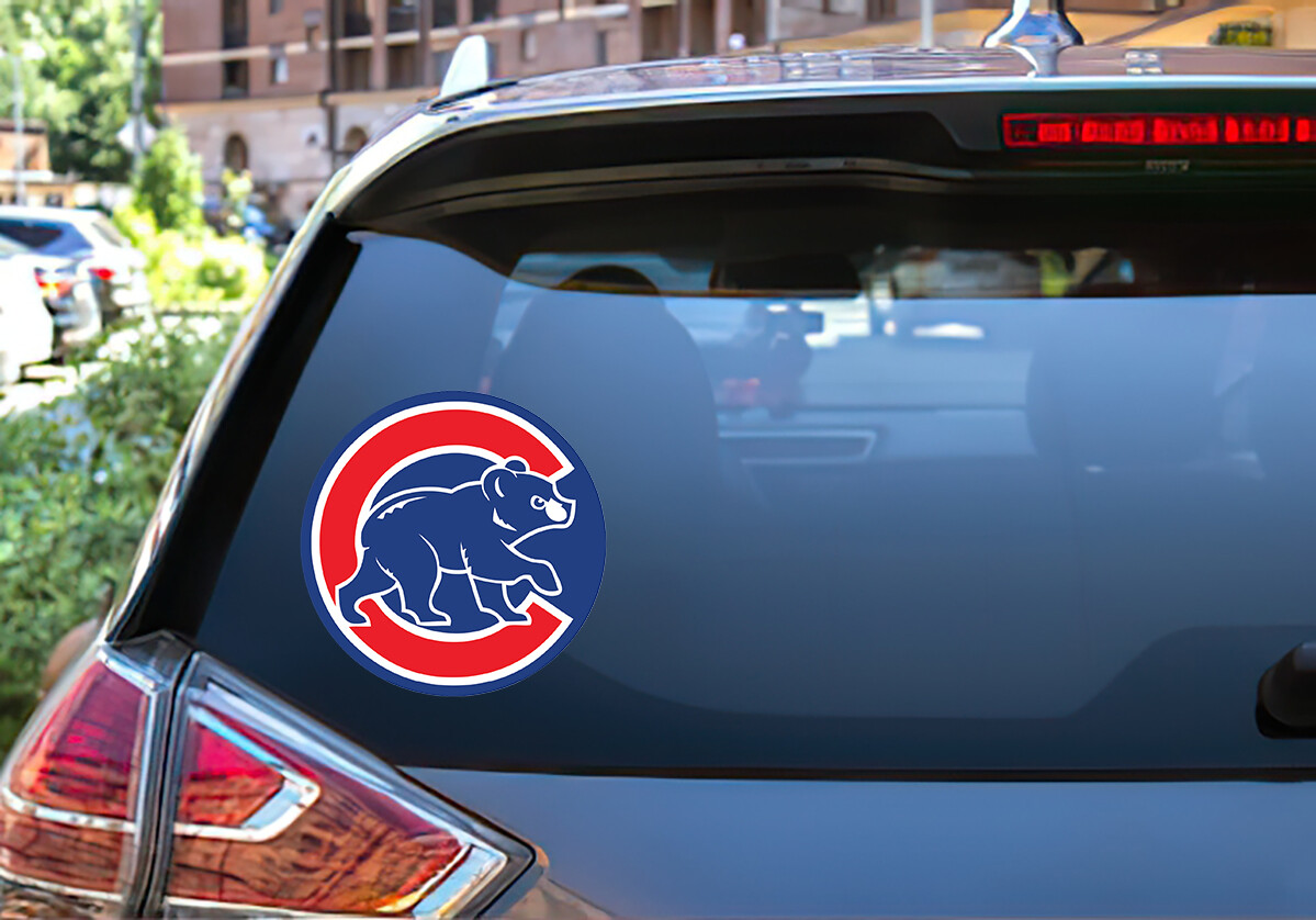 Decal Chicago Cubs - sticker for car, truck, windows,wall, laptop MLB ...