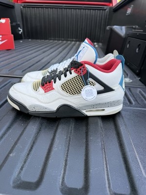 Jordan Air Jordan 4 Retro SE What The White Red Blue Black 2019 Sneakers
