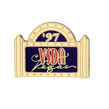 Vintage 1997 VSDA Las Vegas Lapel Pin Video Software Dealers Association Enamel
