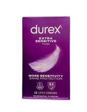 Durex Extra Sensitive Thin Condoms - 12-count Regular Fit