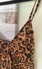 Animal Print Hi-Cut Thong Cotton-Feel Teddie/Bodysuit, size 12-14. — photo 3