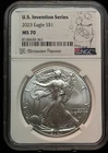 NGC MS70 2023 American Silver Eagle One Dollar 1oz 999 Silver Coin-361