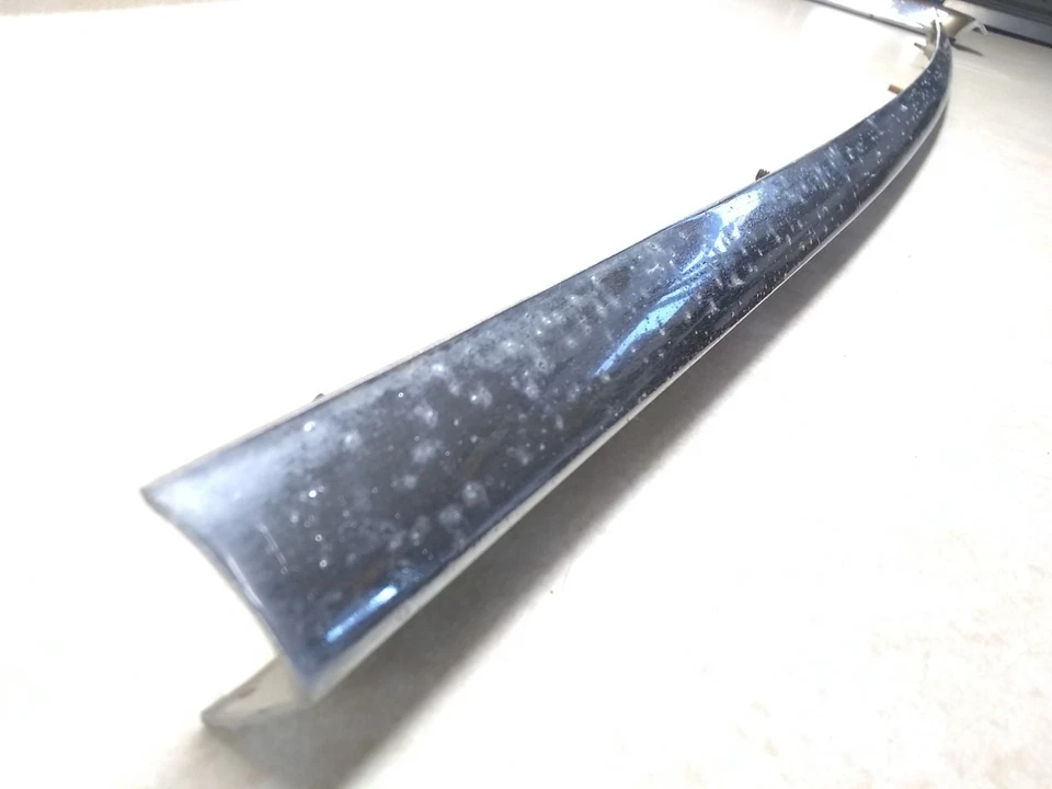 VTG Used OEM GM 1955 Chevrolet Bel Air Grill Moldings, (3) Pieces, Chrome, USA!! - Image 4 of 4