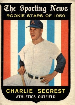 1959 Topps #140 Charlie Secrest Rookie RC (LOW GRADE)