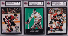 Domink Hasek 3 KSA graded rookie card lot  (10, 10, 9.5)   Hall of fame