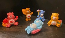 Vintage Original Care Bears Miniature PVC Figure Lot Of 5