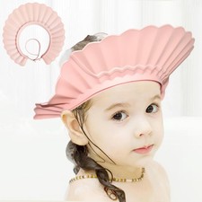 Baby Shower Cap Bath Visor Protection Silicone Adjustable Safe Shower Bathing Ca