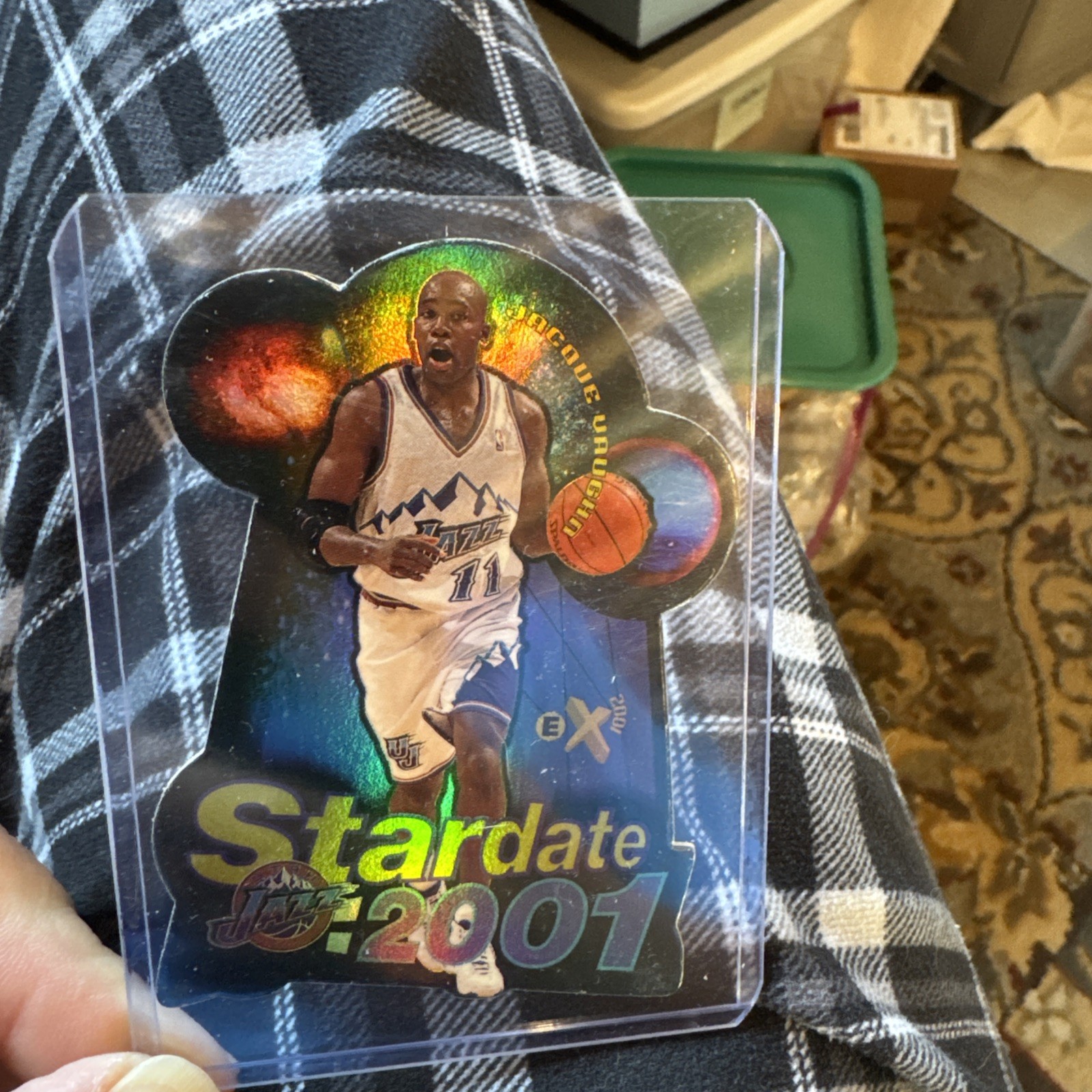 SkyBox 1998 Stardate 2001 Jacque Vaughn Insert #14 Utah Jazz NBA