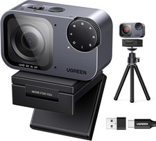 UGREEN Webcam 4K FineCam Pro with 1/2" Sensor, AI Noise-Canceling Mic, PDAF Aut