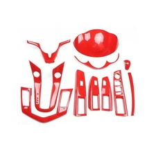 For Chevy Chevrolet Cruze 2009-2014 Red ABS Accessories Interior Door Trims 