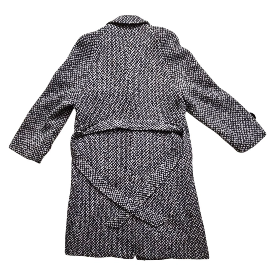 Abrigo Vintage Royal Coachman Para Hombre 42 Lana Tweed Cinturón Hecho en EE. UU. Gris Foto 2 de 4