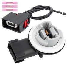 Front Turn Signal Light Lamp Connector Socket Wiring Harness Kit Fit for Jeep Wr