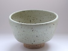 Izushi Ware Matcha Chawan Yamamoto Shuko Signed Tomobako Mint Green Glaze Japan