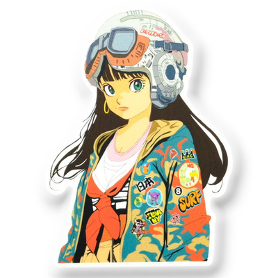 Tokyo Street-Pilot Girlie   B-Side Label Sticker