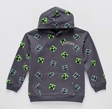 MINECRAFT Legends Fleece Pullover Hoodie Medium 10-12 or Large 14-16 NWT NEW