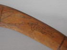 Vintage Wooden Australian Boomerang Narrana Aboriginal Art May have Exhibit #18 — photo 6