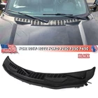 Windshield Wiper Cowl Panel Grille Set For 2017-2022 Ford F250 F350 F450 Black