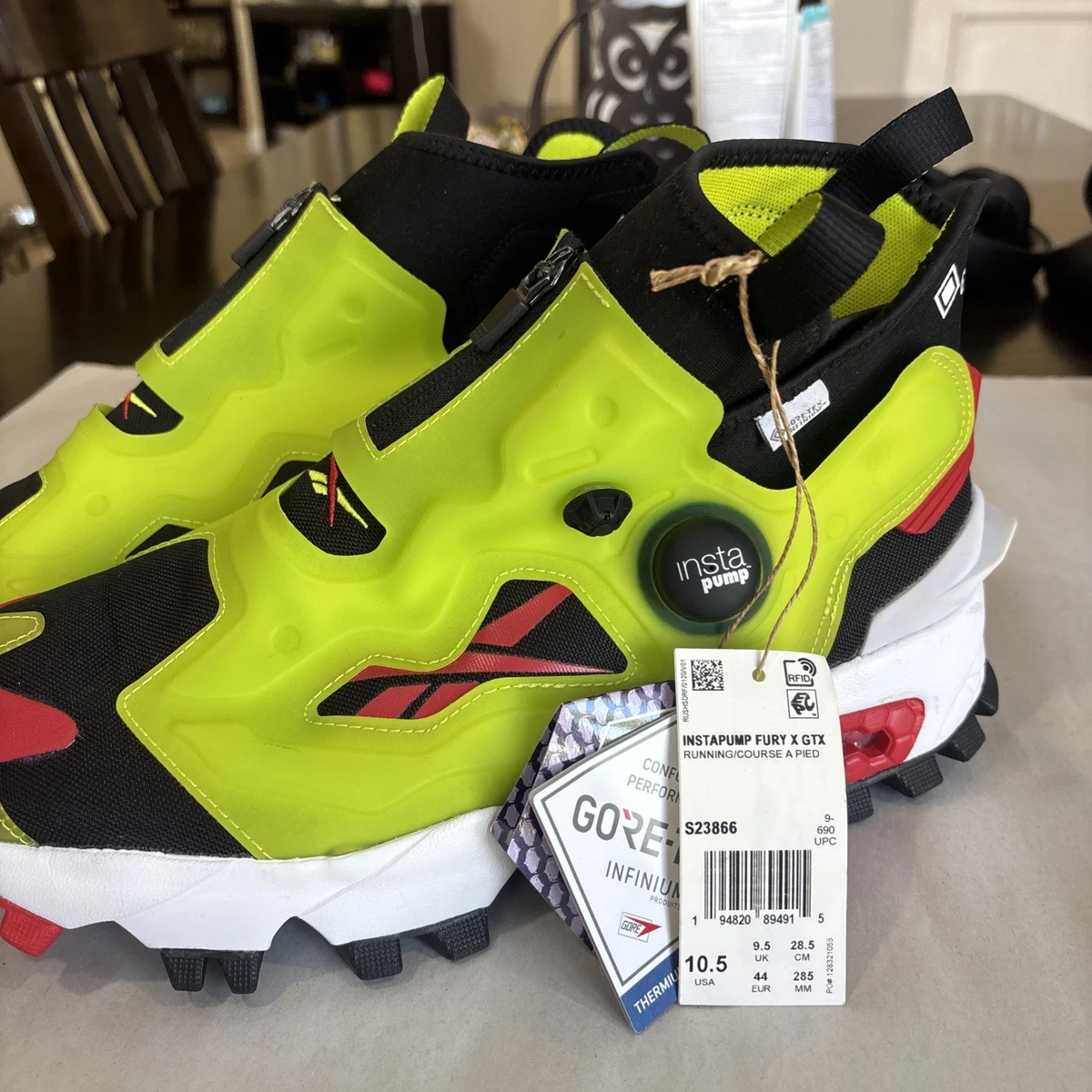 美品☆Reebok INSTAPUMP FURY X GTX 24cm Reebok InstaPump Fury X GTX Infinium for Sale - Authenticity