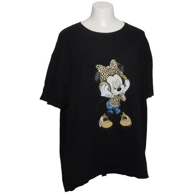 Stedman, T-shirt, Größe: 60/62, micky und minnie maus, Schwarz/Mehrfarbig #OpM