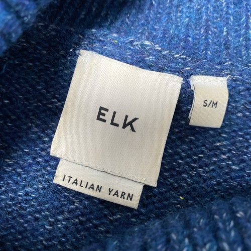 Elk Jumper Womens Size S/M Knit Wool Blend Long Sleeve Turtle Neck Ladies - Picture 5 of 14
