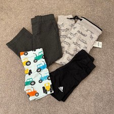 4x Boys Clothes Bundle Joggers, Trousers Shorts Ages 3-4 Years