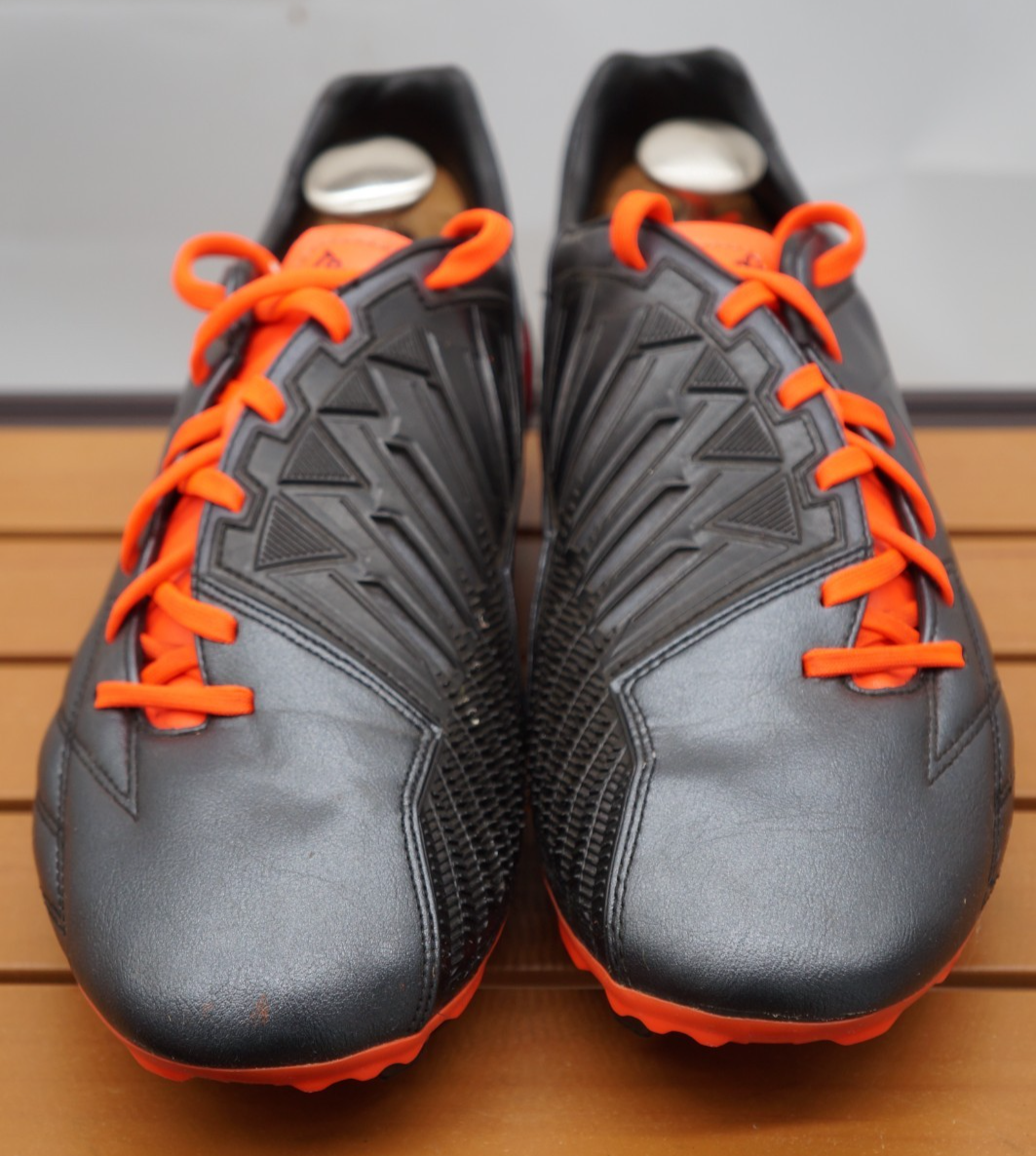 NIKE T90 LASER IV KL – Soccer Cleats Black Total Crimson US Men 9