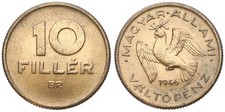 Hungary 10 Filler 1946-1996 - Various Years
